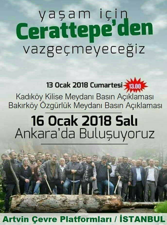 Elden ele yayalım ..
Artvin'in ve Artvin'lilerin çevreci dostlarının desteğine ihtiyacı var