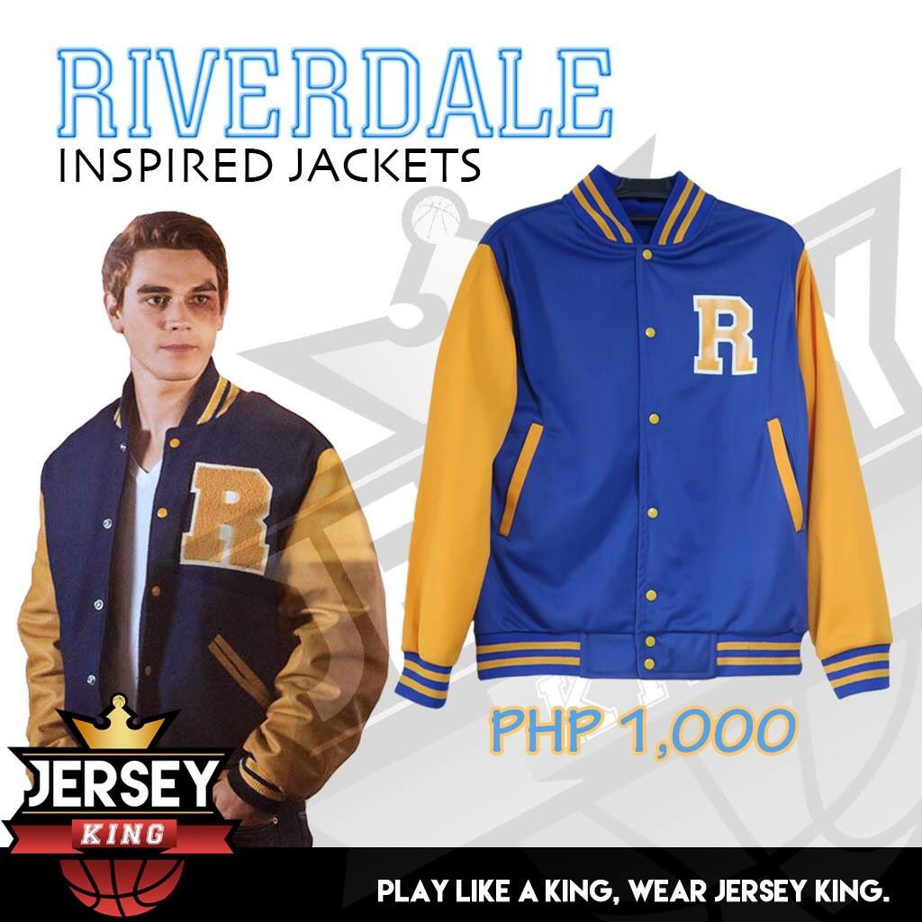 tinecrpsturla's tweet photo. Hi Twitter Friends!
Riverdale Inspired Jackets is now available. DM me for inquiries! ☺️
#Riverdale #RiverdalePH
#RiverdaleJacket #JerseyKingPH https://t.co/5Vj4PSb8C6