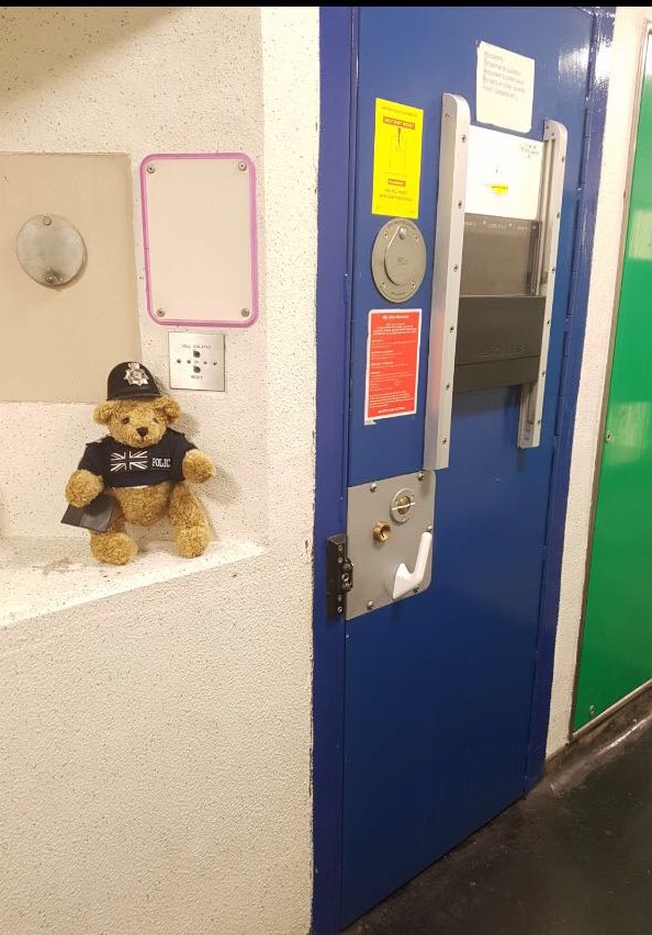 MPSHackney's tweet image. We had @PCEdwardWalker join us for the night in Hackney on #GDTeamC - here he got a tour of the custody suite at Stoke Newington