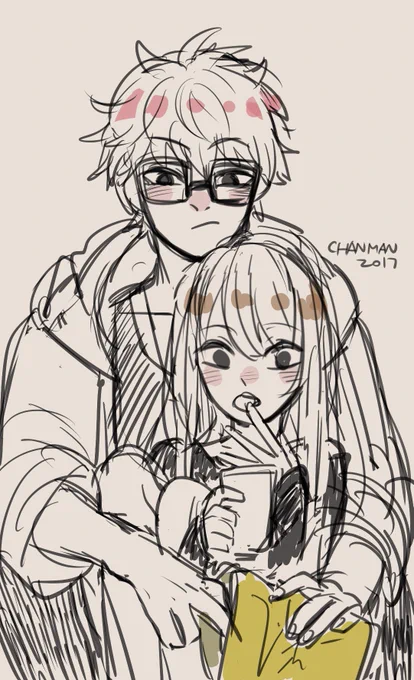 [707x mc] some old drawings #mysticmessenger #saeyoung 
