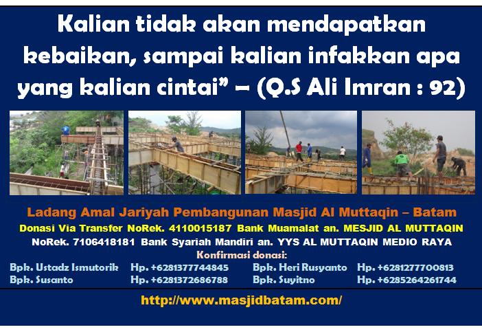Kandang_Macan's tweet photo. “Apa yang kamu makan akan habis, apa yang kamu sedekahkan akan kekal”
  
https://t.co/K5ZlrpIFQU

#Batam
#Barelang
#Nagoya
#BatuAmpar #BatuMerah #BatuBesar #BatuAji #BatuBatam #BatuSelicin
#Sedekah #MasjidBatam #BatamMosque #RenovasiMasjid #PembangunanMasjid
#LimitBreak #ONAIR https://t.co/d4ujCNz3X4