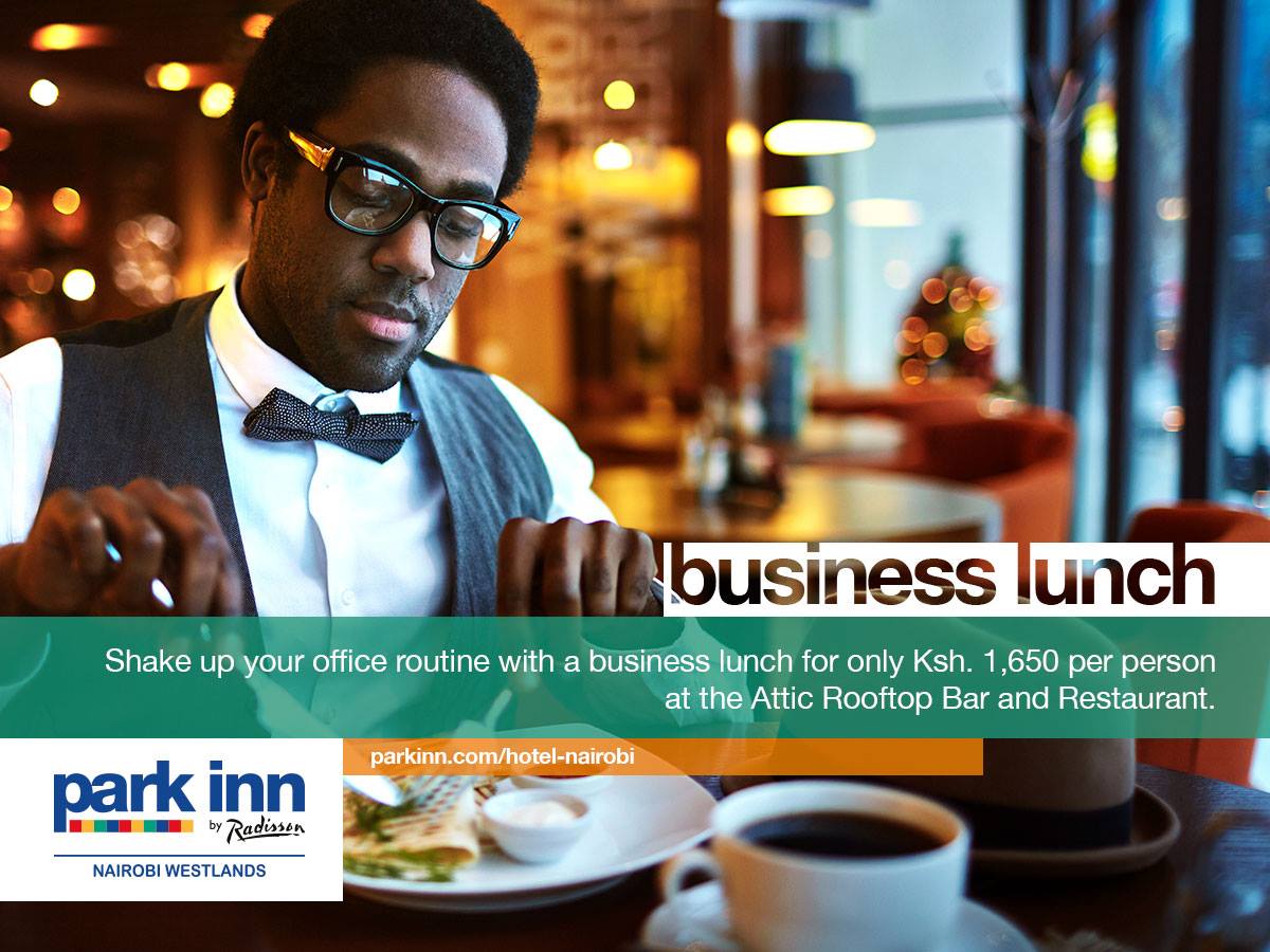 goplacesdigital's tweet photo. #BusinessLunch &amp; #SundayBrunch @ParkInnNairobi make us your #Meeting venue and we will #serve you and your #BusinessPartners with our #BusinessClassLunch. Join us every #Sunday for a #SundayBrunch &amp; amazing #kids activities #GoParkInn #WineAndDine  https://t.co/bV0FaeMOc0 https://t.co/gCpfd7P0vR