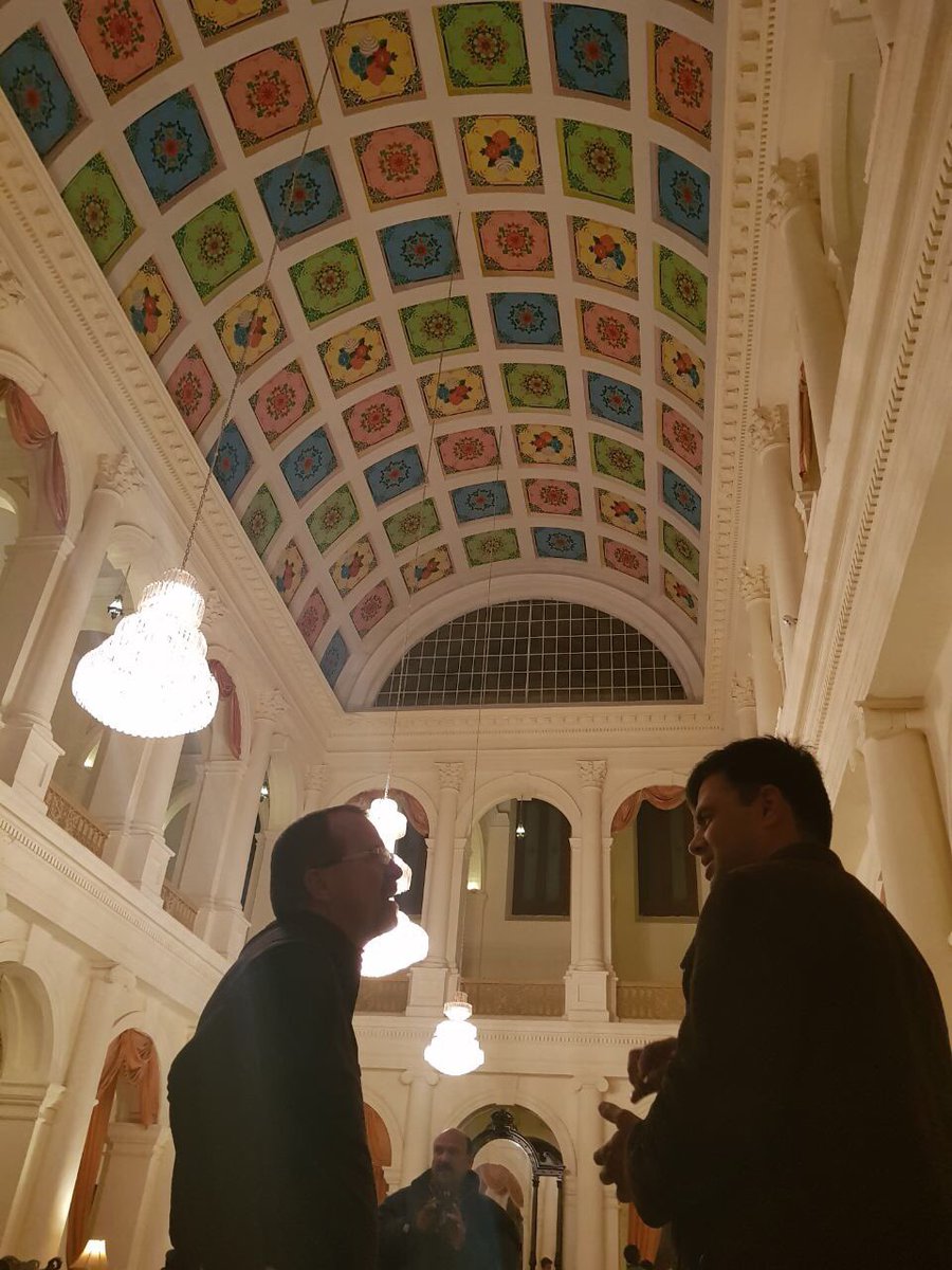GermanyinPAK's tweet photo. After visiting Multan I moved on to its ‘cousin city’ Bahawalpur. I had heard about the famous #CityofLights & started with a tour of the Noor Mahal Palace. What a great idea to illuminate the city at night - absolutely loved it! https://t.co/VosiR3ul4v