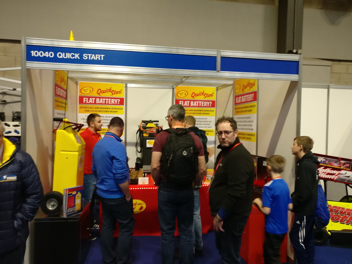 quickstartuk1's tweet image. Back again for 2018... Come and see us at  the NEC - hall 10 stand 10040 for your 🚗 jump starter! @Autosport_Show