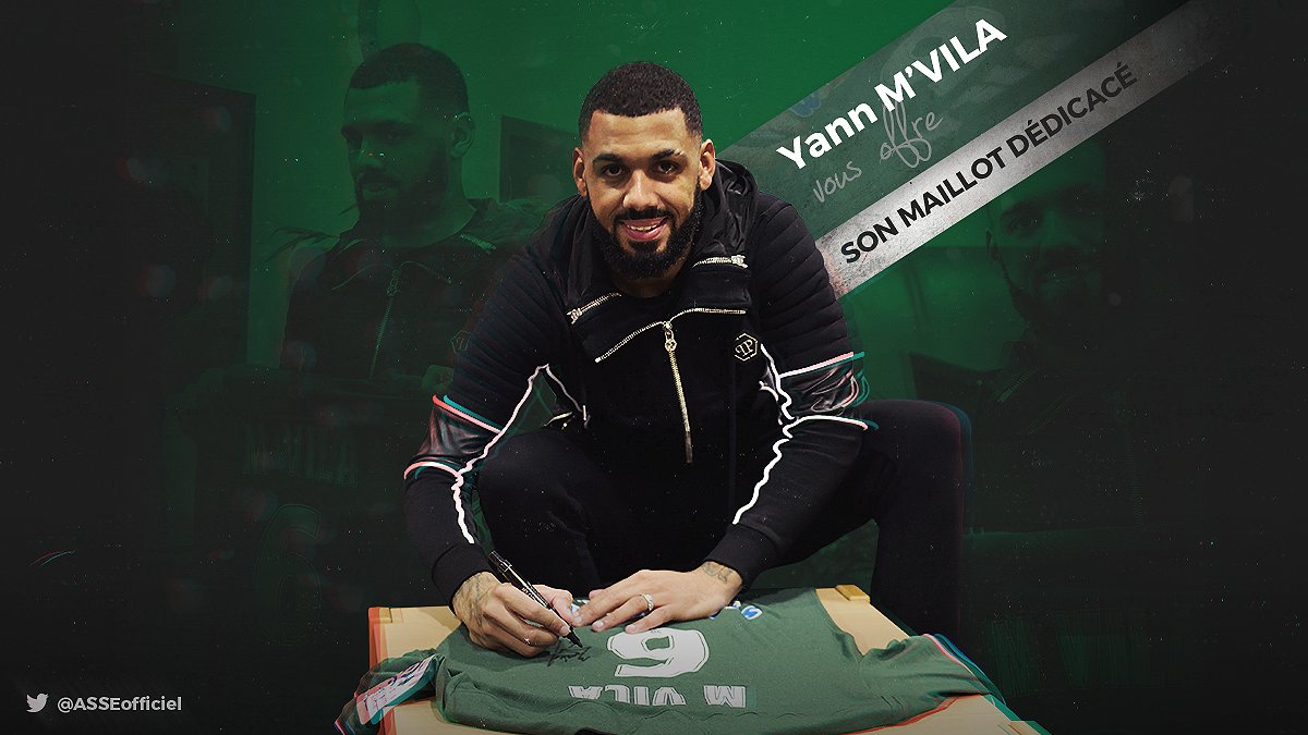 🎁 RT et follow <a href="/ASSEofficiel/">AS Saint-Étienne</a> pour tenter de gagner le maillot dédicacé du néo-stéphanois Yann #MVila ! Tirage au sort dans 24h, go ! 😉⏳#ASSE