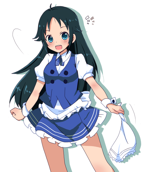 「通りすがりのメイドさん、その名は南条光!
南条「助けを呼んだか、ご主人!」 」|セツナ＠準備中のイラスト