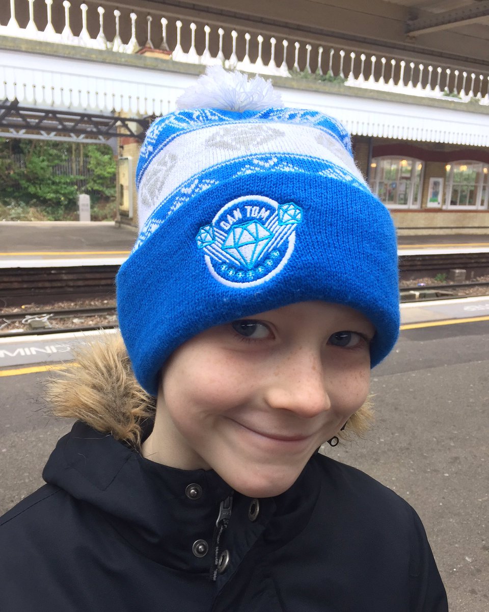 Beamtwenty3's tweet photo. @dantdm my son Jude is very happy with his new beanie 😎 https://t.co/W9gZIzcFDy