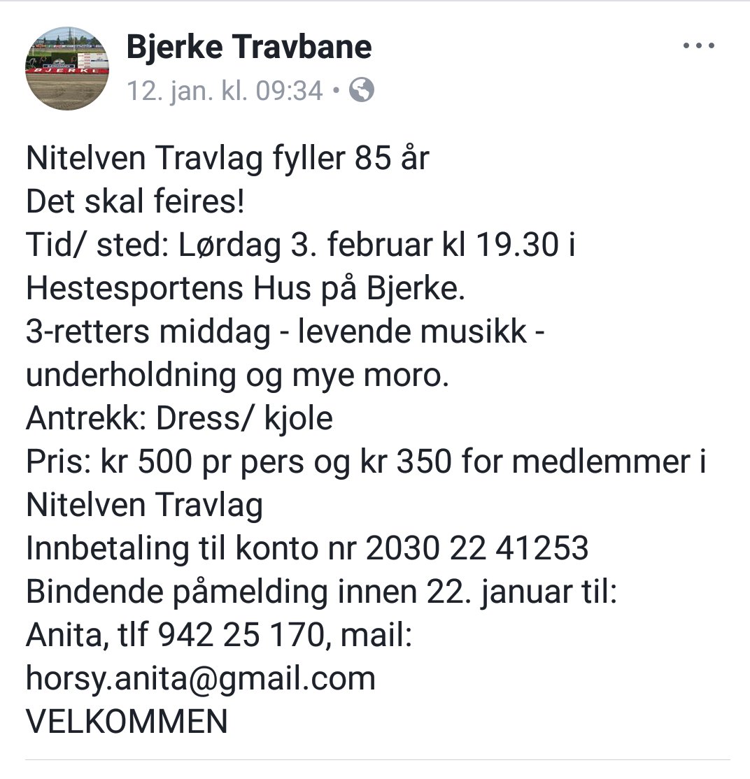 Alle er velkommen til å melde seg på innen 22 Januar. Espen Haug er toastmaster og Ola Slåtsveen er underholder for anledningen, garantert mye moro.