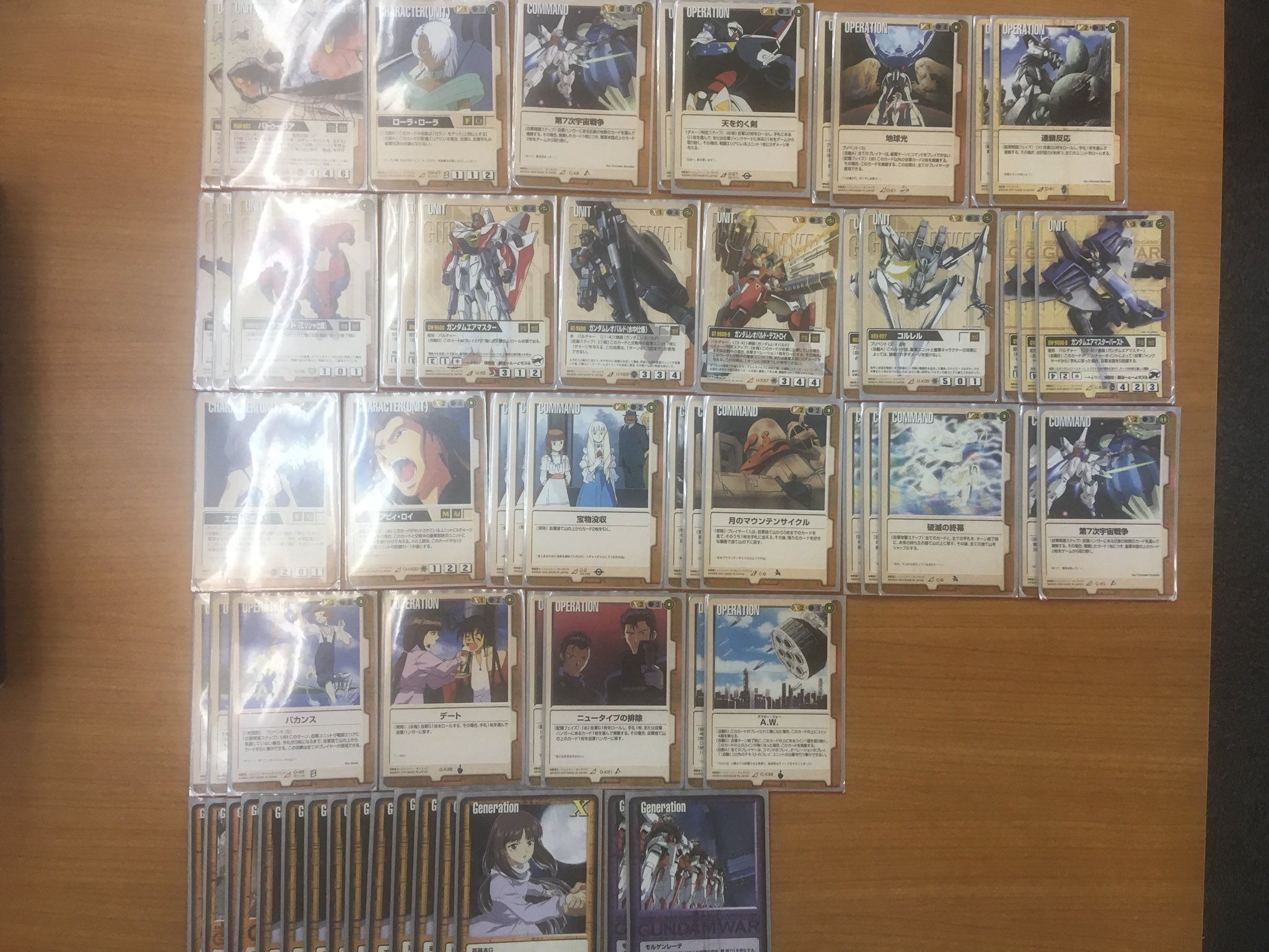 ガンダムウォー 茶単МFデッキ 【公式通販】