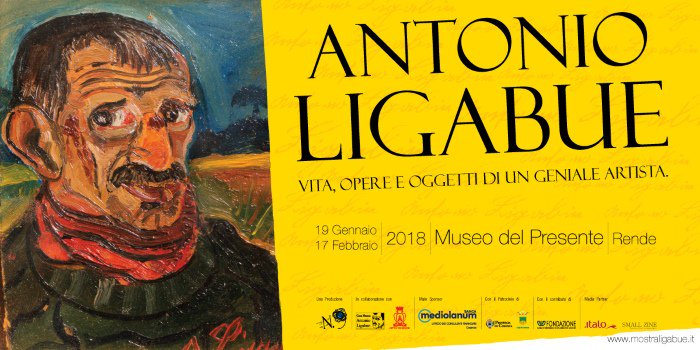 mostraligabue's tweet photo. Apertura Mostra 🎨"Antonio Ligabue. Vita, opere e oggetti di un geniale artista"🖌️ | Venerdì 19 Gennaio 2018 ore 17.00 - Museo del Presente, Rende
Biglietti: Intero € 5, Ridotto € 4, Scuole € 2,50. #ligabueincalabria #mostraligabuerende https://t.co/R4UTScN8d4