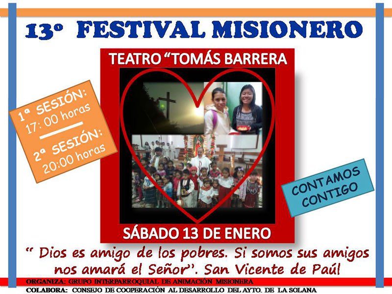 LaSolanaDigital's tweet photo. El Grupo de Animación Misionera celebra este sábado su 13º Festival https://t.co/C7wYCOchKM https://t.co/hCE0gkMwym