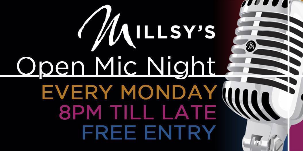 Millsy's Open Mic night every Monday evening - come and listen to some great local musical talent from Coventry

millsys.co.uk