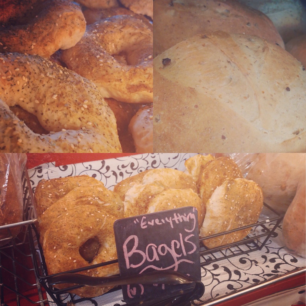 Bagel heaven today at The Bakery! #vegan