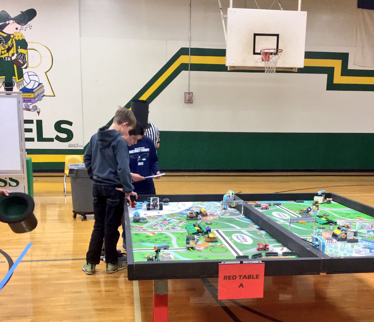 NISDRoss's tweet photo. We are so happy to see these students come out on a Saturday to participate in the #FirstLegoLeague Competition #OMGRobotics #RossRobotics #HeartofARebel https://t.co/BATGDwASqI