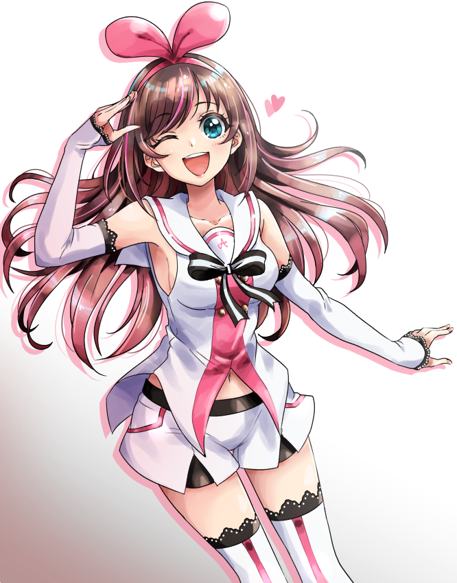 今日はインテリジェントなスーパーAIのキズナアイさんを描きました。
#KizunaAI  #キズナアイ
