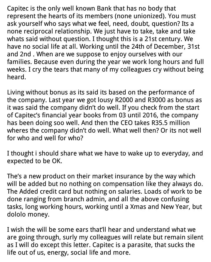 AdvoBarryRoux's tweet image. Open Latter To Capitec Bank