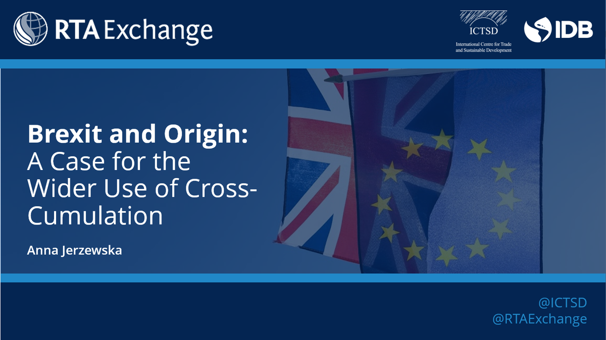 ICTSD's tweet photo. Whatever form the future UK-EU trade relationship will take, the question of determining the origin of products will need to be addressed: https://t.co/u13WPIHAwy #Brexit https://t.co/GiFwDtc5TD