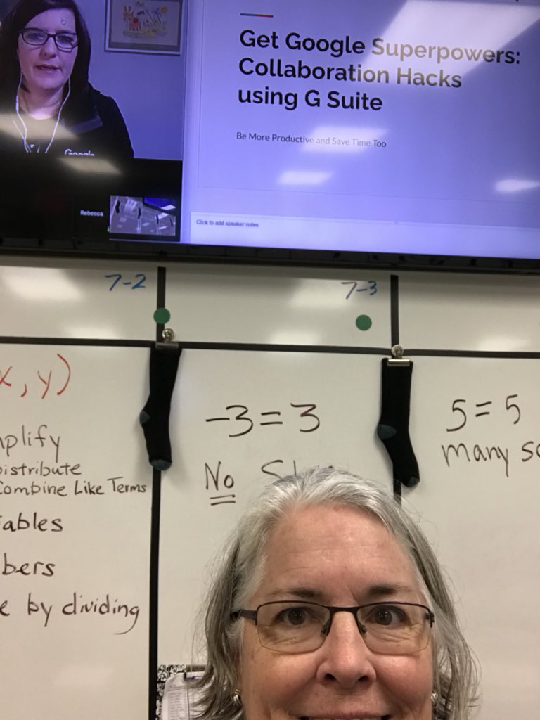 judyblakeney's tweet image. .@MissBeckasaurus and I are building #googlesuperpowers #Collaboration #tecchrodeo using  #googlehanhouts and #gsuiteedu  #syd17 #googleei #googlect