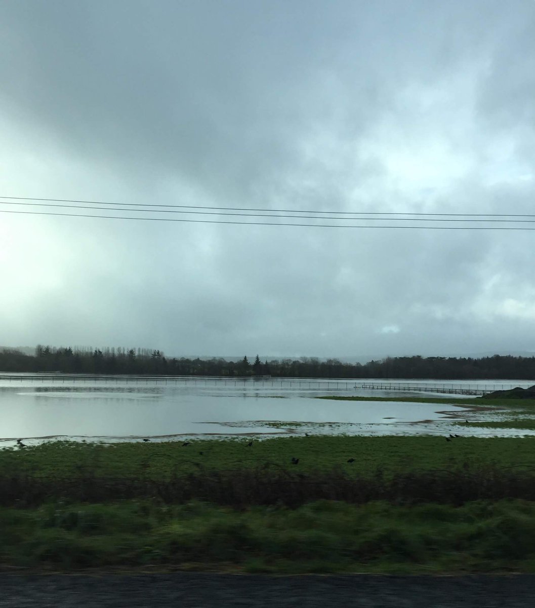 #CorkFloods Sent into us by a follower flooding by the #Mallow Racecourse today.