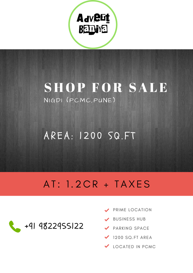 Advert_baniya's tweet photo. SHOP FOR SALE IN NIGDI,PCMC!!

A Resale property!!

#shopsforsale #shopsforsaleinPCMC #shopsforsaleinpune #realestate #property #advertbaniya #advertising #advertisement #ad #advert #pcmc #pune #nigdi #primelocation #business #properties #realestateworld https://t.co/TA1NI1vUNs