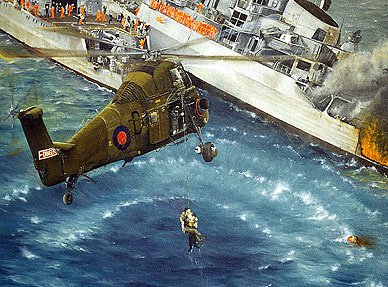 JohnNicholRAF's tweet photo. VERY sad to hear Surgeon Commander Rick Jolly has died. Shared a glass of wine with him on a few occasions; a nicer chap you will not meet. A true hero of 1982 Falklands war; decorated by both sides. He should have won the highest award 4 his rescue of 2 drowning sailors. RIP Sir https://t.co/Bo1wEl473I