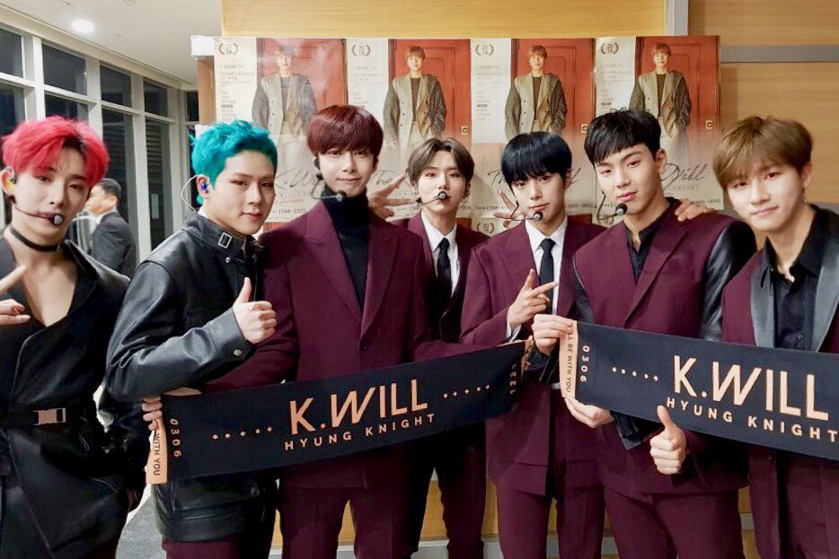 OfficialMONSTAX's tweet photo. [#기현] 7명의 몬스타엑스와 4명의 윌형 조합!!! 재밌었어요!!!!!!!또 불러주세요형!!!
(내가 제일 작게 나온 이유는 제일 뒤에있어서 그래요)
#더케이윌 #THE_KWILL https://t.co/HqHVzgqYJ2