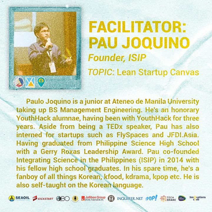 YouthHackMNL's tweet photo. We ONEt you to apply now!!! 1 day left before we close applications. Head on over to our website for more details https://t.co/WByYuhD9gr

Here is the last pair of workshop facilitators to expect during the event! https://t.co/UKRSW9gBmG