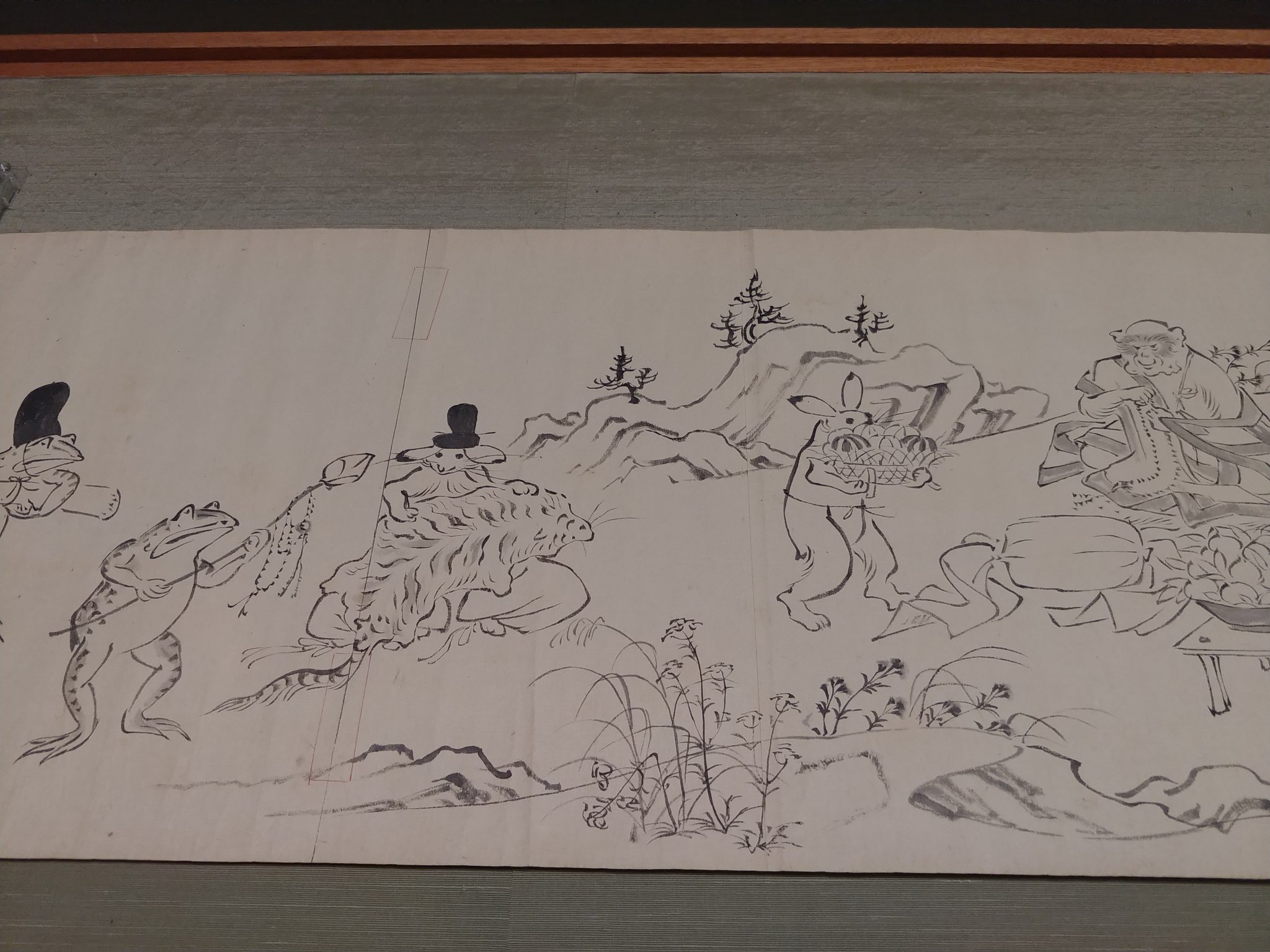 遊行七恵 鳥獣戯画の模写 虎の毛皮と瓜に目が行くわ T Co T5zyu4298i Twitter