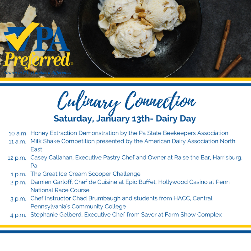 PAPreferred's tweet photo. We’re wrapping up #FSCulinaryConnection today with Dairy Day and the annual Great Ice Cream Scooper Challenge at 1 pm! #PAFS18 🍨 https://t.co/CRmmngKHzN