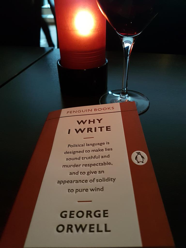Techtulia's tweet photo. "Political language is designed to make lies sound truthful and murder respectable, and to give an appearance of solidity to pure wind". En tiempos de posverdad, repasar a G. Orwell es muy pertinente 🤔
#Timetoreading https://t.co/B5SCBcsJXr