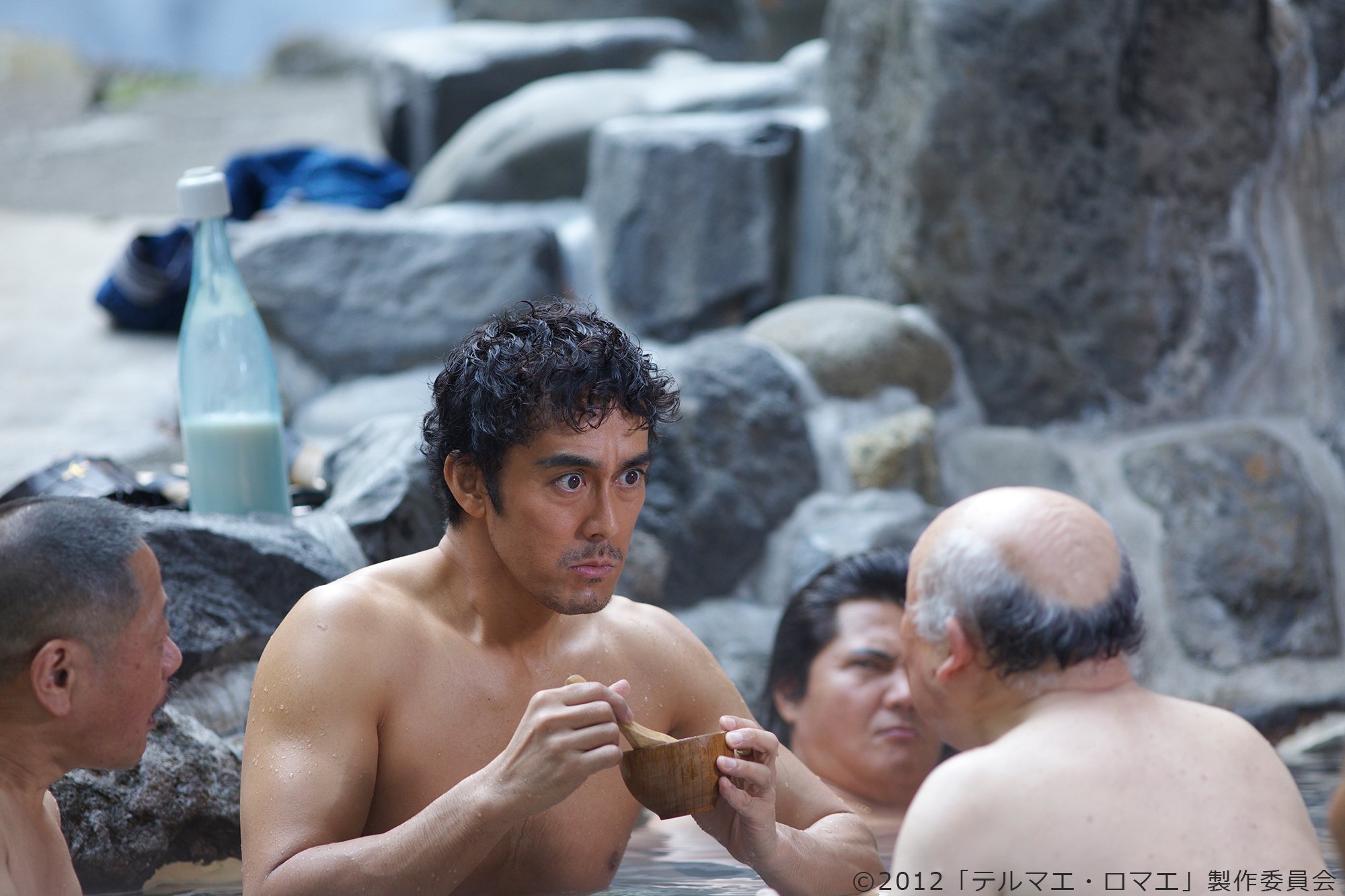 Twitter 上的 公式 フジテレビムービー 映画 テルマエロマエ 放送中 初めて食べる温泉卵に感激のルシウス ちなみにこのシーンの撮影で使われている温泉は 伊豆箱根国立公園 河津温泉郷 大滝温泉 天城荘 静岡県賀茂郡 滝を見ながら温泉に入れる