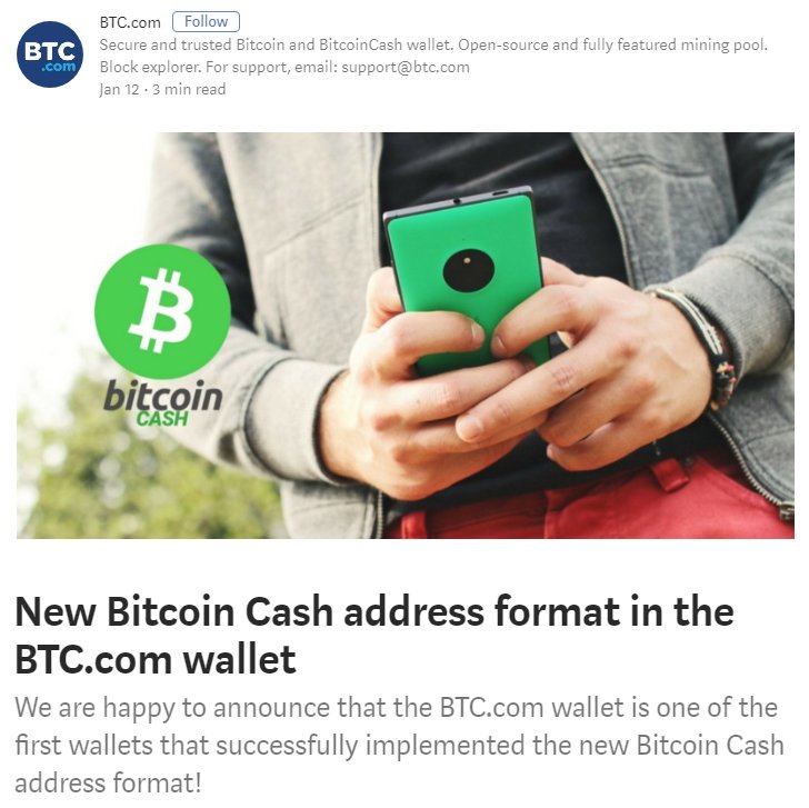 Blackarch On Twitter Bch New Bitcoin Cash Address Format In - 