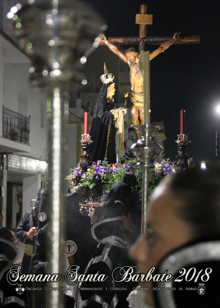 Cartel Oficial de la Semana Santa de Barbate 2018.
#semanasanta #barbate #2018