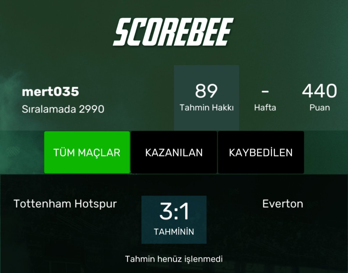 mertcaylak35's tweet image. #ScoreBee