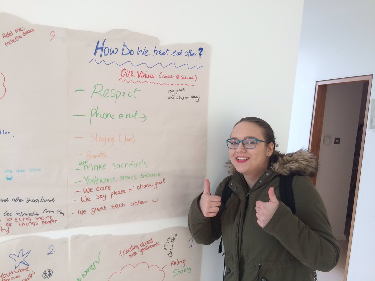 YouthBankIRE's tweet photo. Day 2 in Mayo louisburgh for Fingal #youthbank . Young grant-makers working hard on their goals and plans for 2018 @Progressivecu1 @Foroige https://t.co/K7EJgRBOZI