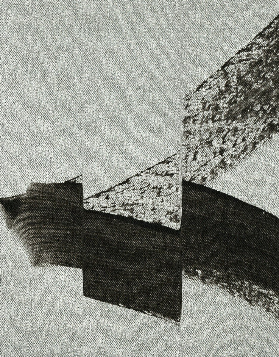 Disrupted motion - taking a hand held scanner for a walk across my arrow gestures. #painting