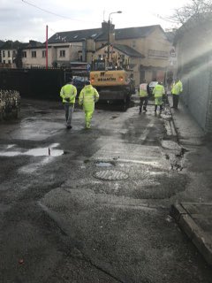 Corkcoco's tweet photo. Cork Council Council crews out in force in Bandon! https://t.co/Dv80D9YeYH