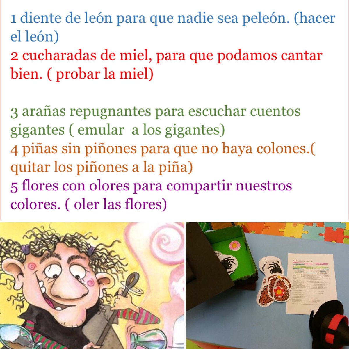 kelucuentos's tweet photo. Tenemos la #recetasecreta para trabajar la #paz con la #LaBrujaCulebruja a través del #movimiento ¿Te animas a descubrirlo? #cuentomotor
https://t.co/ZxubrSbxr6
#valores #diversidad #autoconfianza #diaescolardelanoviolencia #diadelapaz https://t.co/lWR8miR9ff