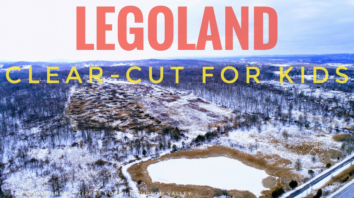 stoplegoland's tweet photo. #legoland #clearcutforkids #builtforkids Join us today in Goshen 12:30-1:30 for our protest and this Wednesday for our member meeting in Campbell Hall https://t.co/8HfTjXF2rr #stoplegoland #legolandNY https://t.co/XiGdfGbQx6