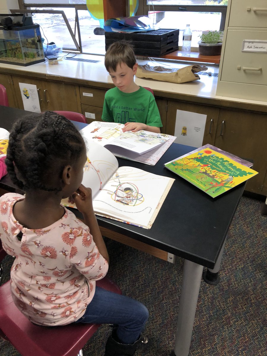 STEMatMartin's tweet photo. When drop everything and read happens in STEM class we read books all about Science! #MartinMustangsRead @MPS_Martin @mpspride https://t.co/oY7Jh6oGaQ