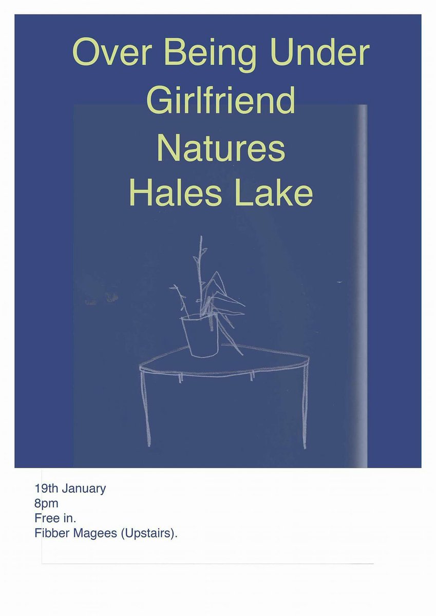 NEXT WEEK W/ <a href="/girlfriendbandx/">girlfriend.</a>, @haleslake_ &amp; <a href="/OverBeingUnderr/">Over Being Under</a> AT FIBBER MAGEE’S UPSTAIRS FREE IN 2 THE EMO SHOW BABY