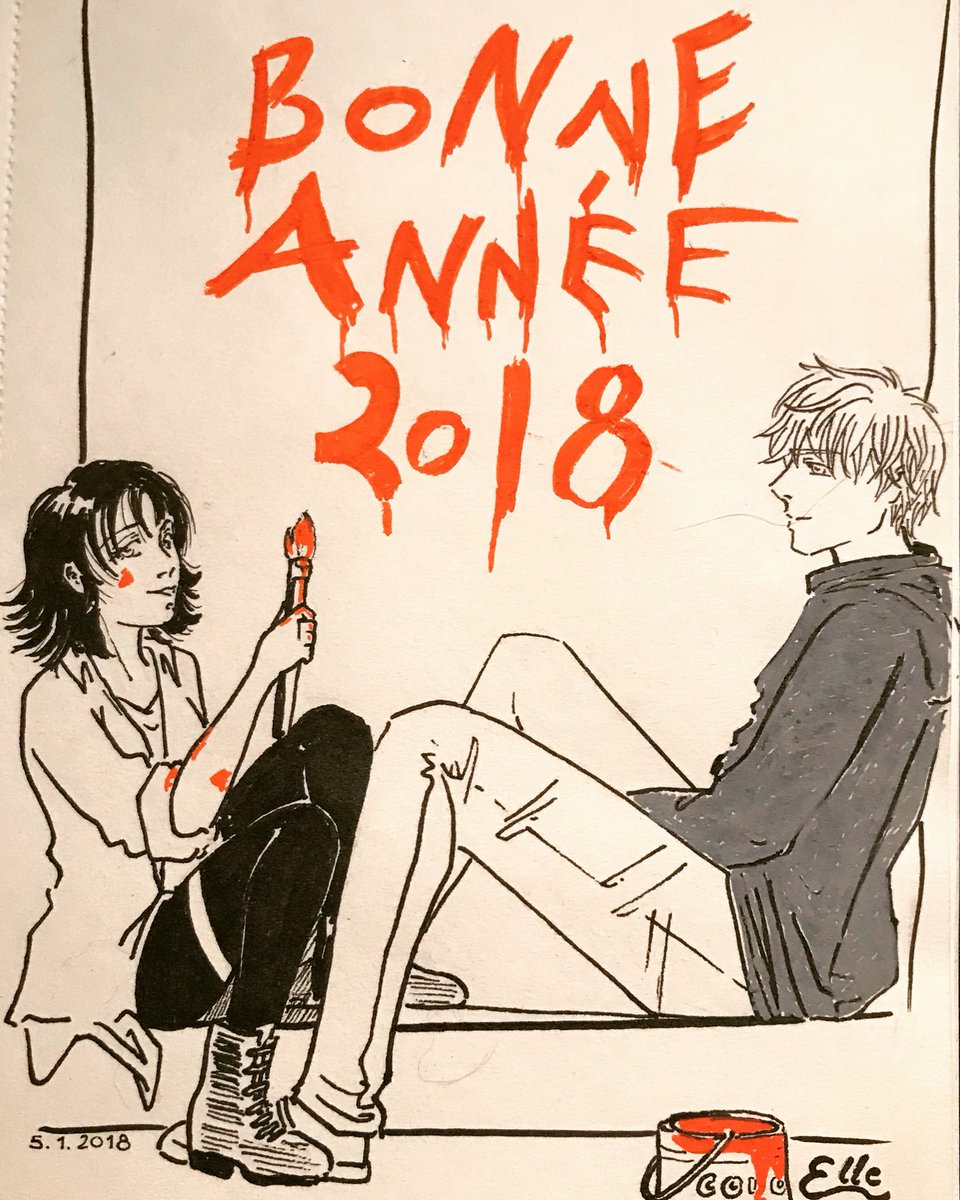 elleguyon's tweet photo. Bonne année 2018 (il n’est jamais trop tard tant qu’on est en janvier ;) )
#BonneAnnee2018 #fanart #SaveOurSouls https://t.co/buqziuEVgc