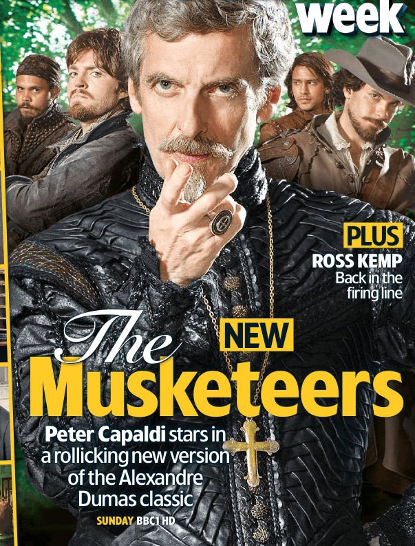 Random Pic of The Day-TV &amp; Satellite Week Cover, 2014
peter-capaldi-news.com/musketeers-tv-…