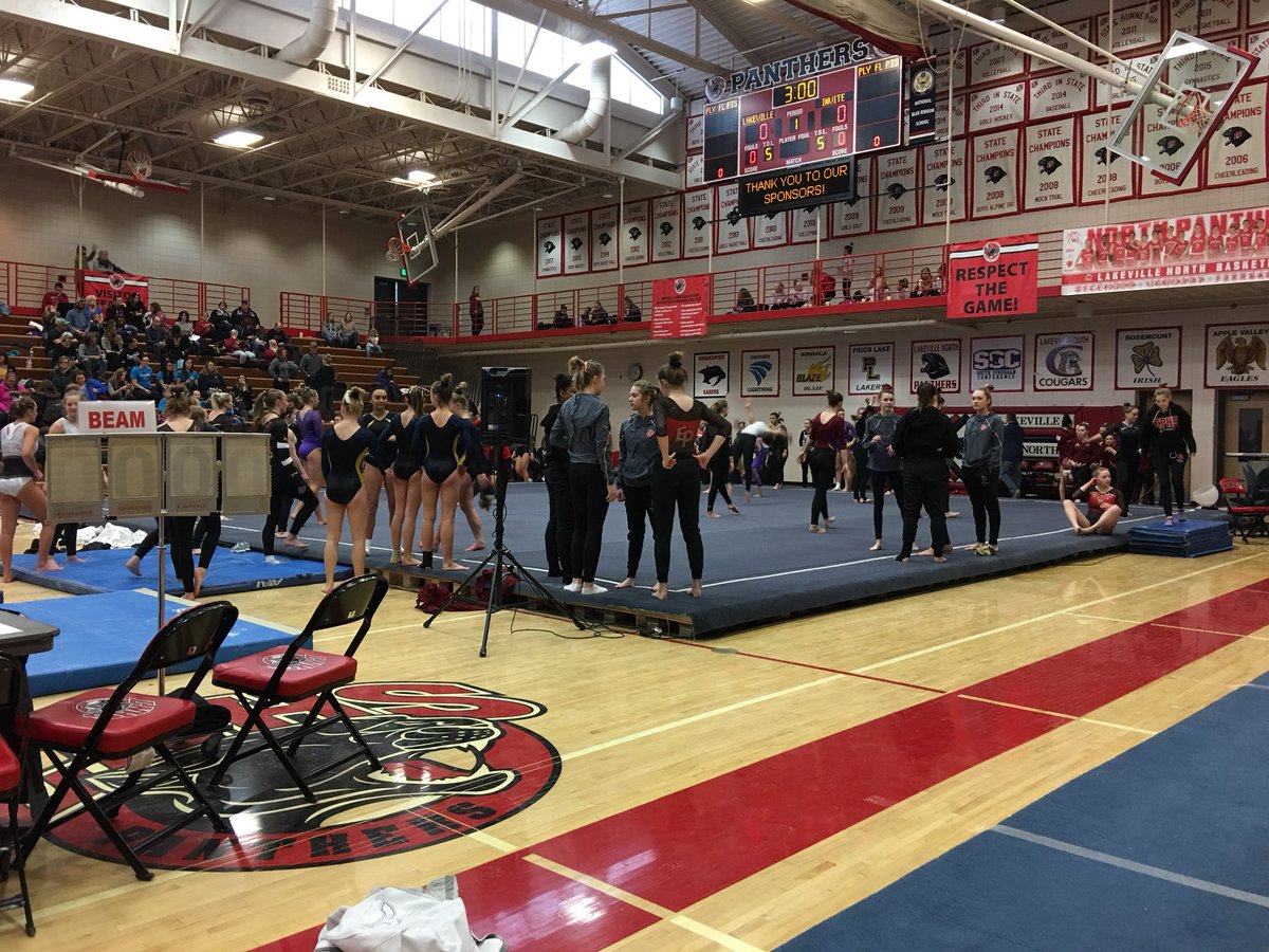 Lakeville North Invite
JV competition just ended, Lakers scoring a 124.2! Awards later tonight.
Varsity Warm ups just started, Let’s kill it Lakers!