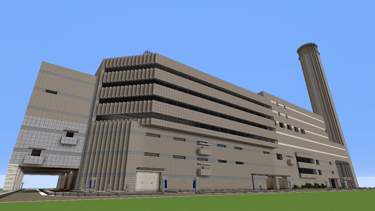 とーたつ A Twitter ゴミ処理工場を作りました 佐山に置きたい Minecraft建築コミュ Minecraftマイナー建築