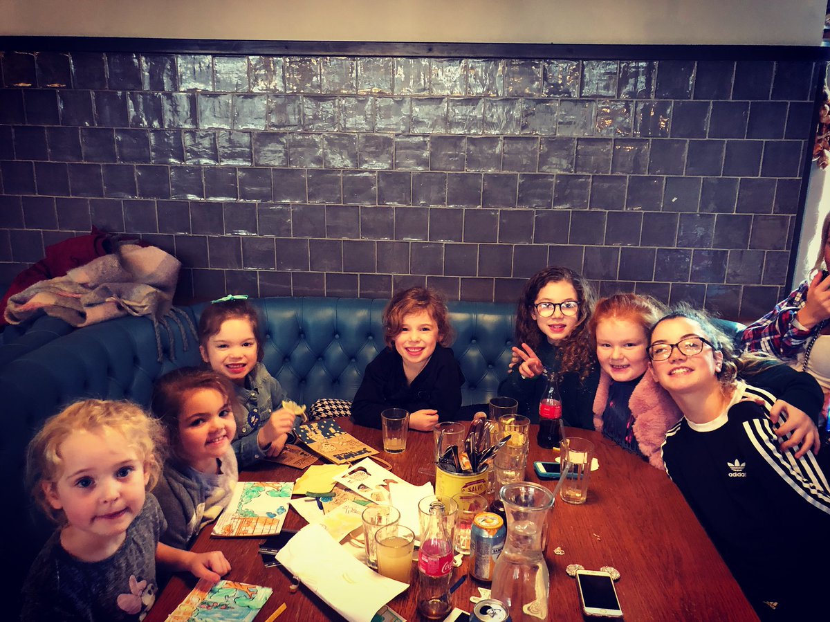 cullenandcullen's tweet photo. Out with the crazy gang for Lola’s Birthday....I asked them what they wanted to be when they were older - 6/7 said Youtuber... #alarming https://t.co/KFDVqUgJMP