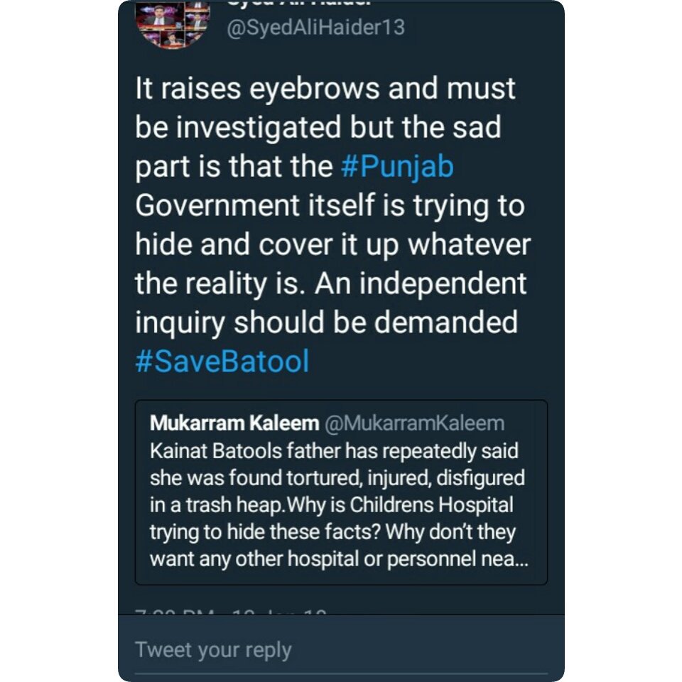 idkebaa's tweet photo. In a Shock
Yaar what the hell is this
Shame Punjab Govt. Shame Shame Shame Shame
@pid_gov @CMShehbaz
We Need To Raise our Voice for #KainatBatool
#SaveKainatBatool #SaveBatool
We Demand Justice for every single Baby We Demand justice for Zainab and Kainat https://t.co/qxbwEZzHMW