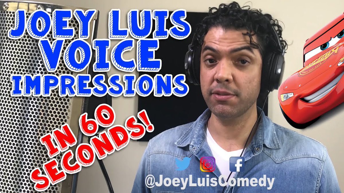 JoeyLuisComedy's tweet photo. How many impressions can I do in 60 secs? Find out here. Only takes a minute! https://t.co/t8dlosCSrG #SaturdayMorning #voiceovertalent https://t.co/AIcfqAuFfu