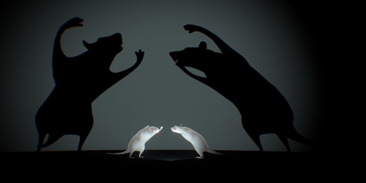chromasie's tweet photo. My submission for #sculptjanuary18 #3d #3dobject #modeling #rat #rats #fight #punk everyday one new #digital #digitalart #virtual #sculpture #daily3d #dailypic #ar #vr #rendering #render #highpoly #highpolymodel #shadow #sketchfab #cgi see here:
https://t.co/vj2EyjYAPb https://t.co/a3EdCJJ4zN