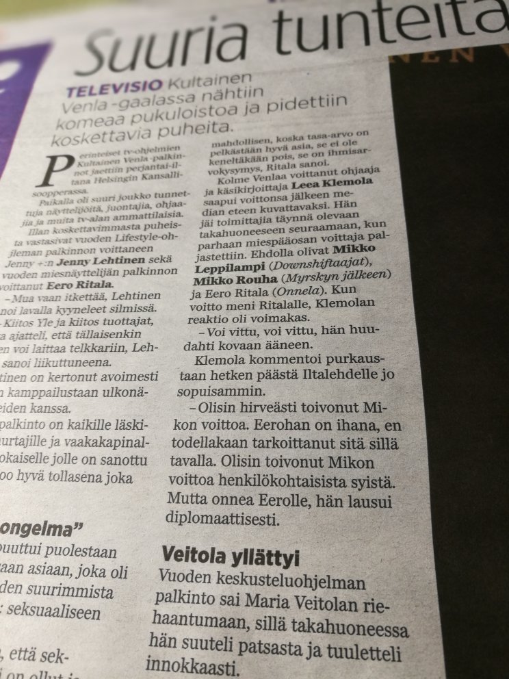 MehtoArmi's tweet photo. IL 13.1. Tuon v-alkuisen elimen käyttö voimasanana tai tunteita ilmaistaessa ei mielestäni sovi minkään sukupuolen suuhun, kaikista vähiten #seksuaalistahäirintää  vastaan propagoivien naisten. #metoo vai #youtoo ? https://t.co/Mq0V93LX8J